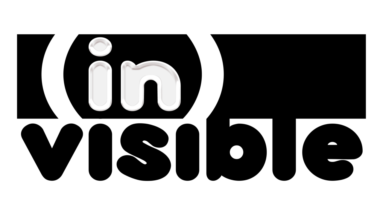 invisible black text - logo